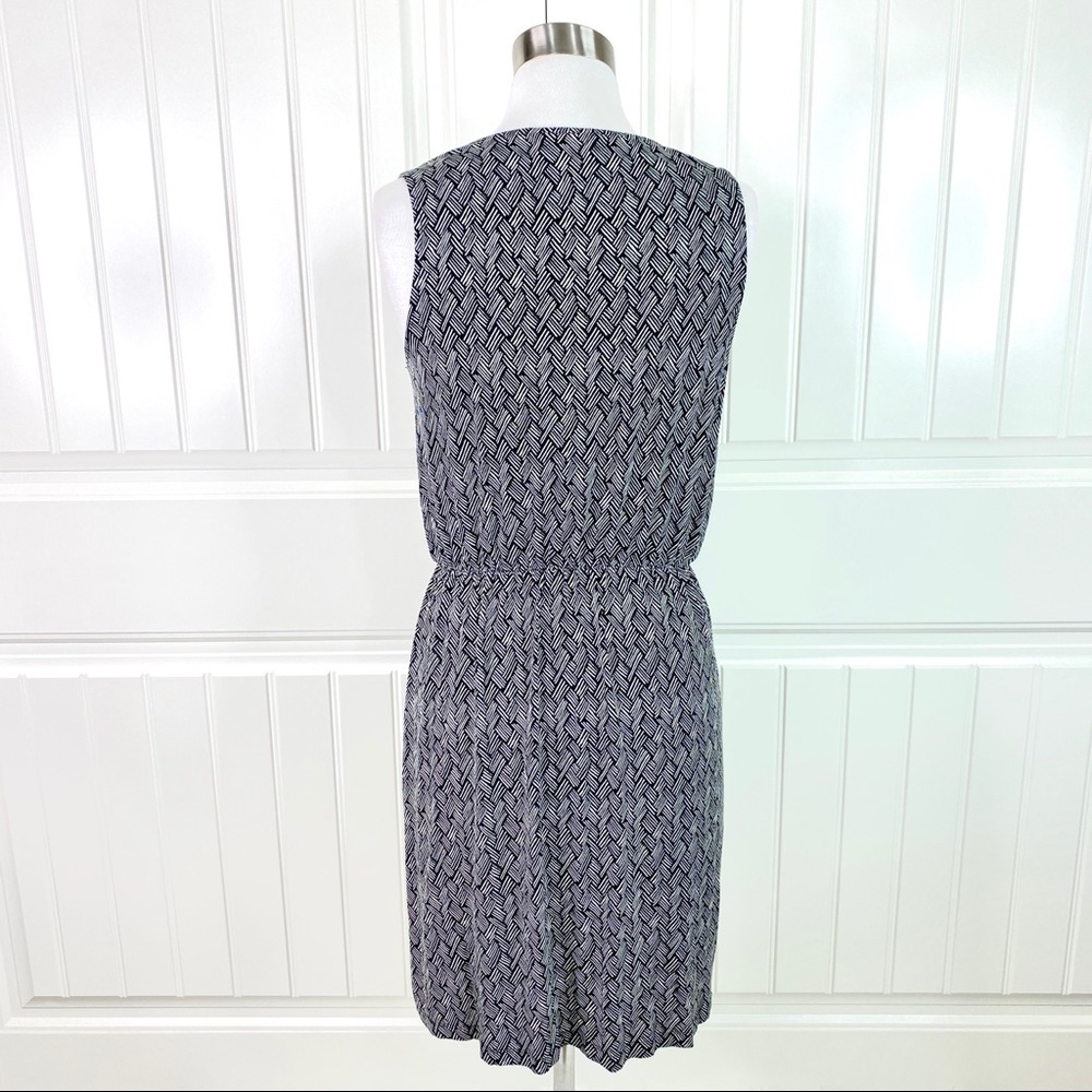 Joe Fresh Woven Print Sleeveless Cowl Neck Dress S - Picture 4 of 5